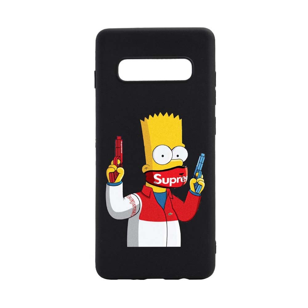 Husa Samsung Galaxy S10 Plus, Supreme, The Simpsons, rezistenta la uzura, anti-alunecare, din silicon Premium, B270