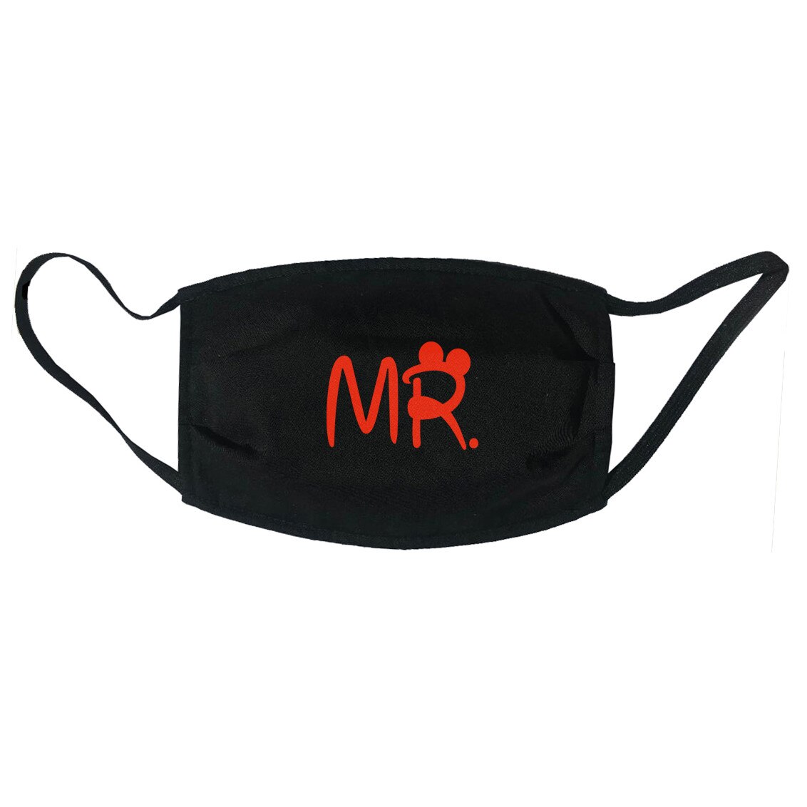 Masca personalizata reutilizabila, pentru adulti, din material textil, cu imprimeu ”MR