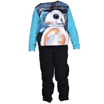 Pijama fleece maneca lunga Star Wars 5570, Bleu Pijama fleece maneca lunga Star Wars 5570, Bleu