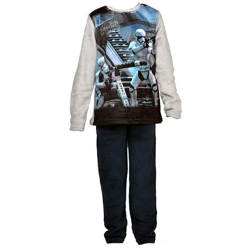 Pijama fleece maneca lunga Star Wars 5570, Gri