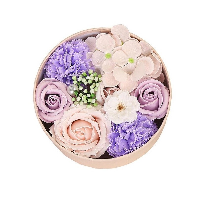 Cutie cu Floare de Colt Naturala conservata si flori de sapun