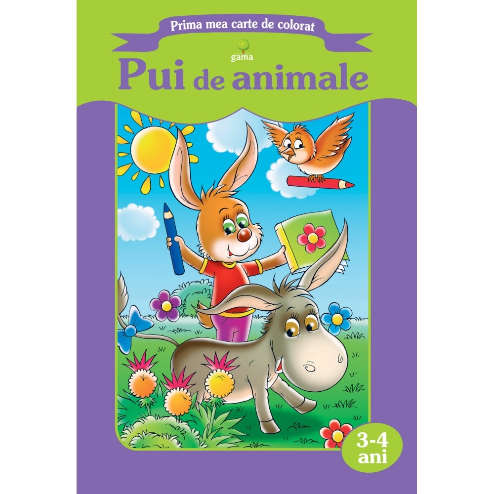 Pui de animale/ Colorat A4.09