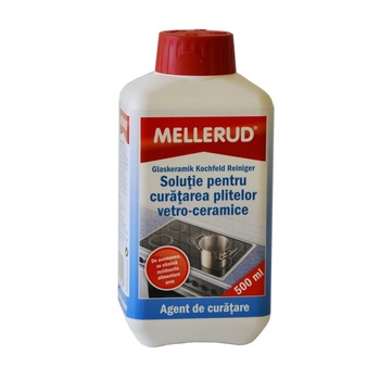 Solutie pentru curatare plite vetro-ceramice Mellerud, 0.5L Solutie pentru curatare plite vetro-ceramice Mellerud, 0.5L