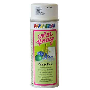 Vopsea spray decorativa,Color Spray,RAL9010,alb mat,400ml Vopsea spray decorativa,Color Spray,RAL9010,alb mat,400ml