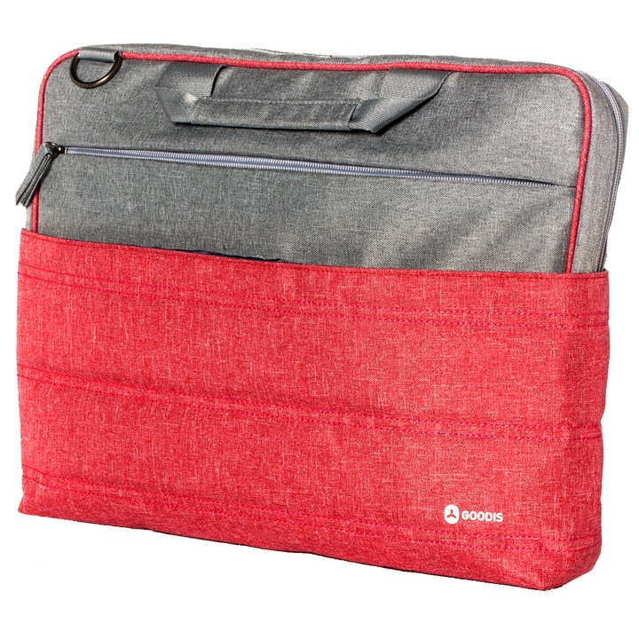 Geanta laptop Goodis Urban Mood, 15.6", Rosu