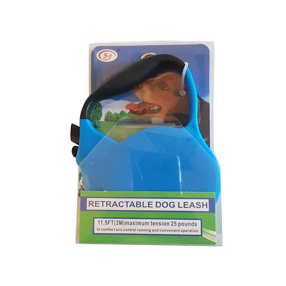 Lesa retractabila SJ, 3m, Albastru