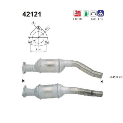 Convertor catalitic (catalizator) Audi A4/VW Passat 1,6 din 11.1994-09.2001