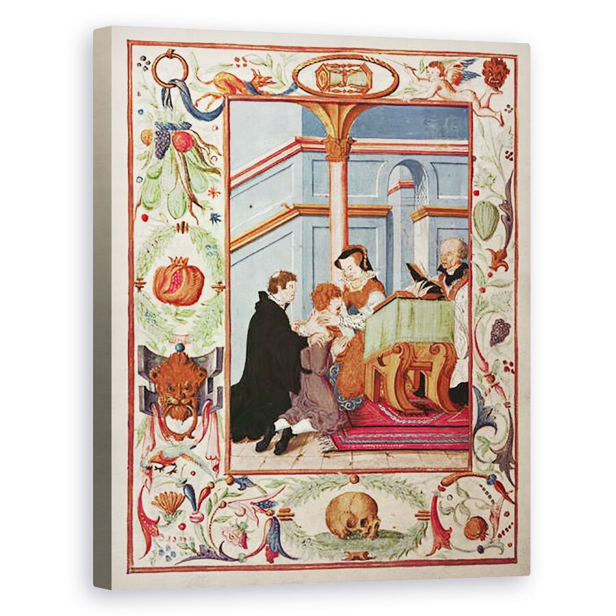 Tablou canvas - Scoala Engleza - Mary Tudor atinge un baiat, 60 x 75 cm