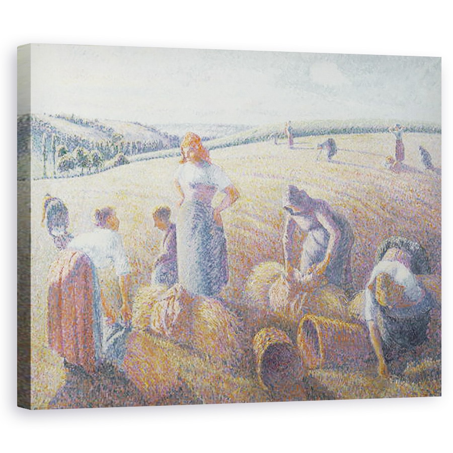Tablou canvas - Camille Pissarro - Culegatori, 60 x 75 cm