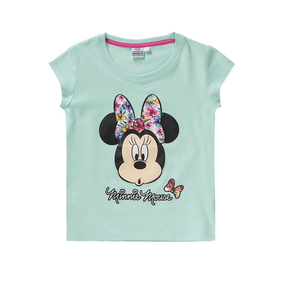 Tricou fete Minnie Mouse Disney, verde, 128-134 cm