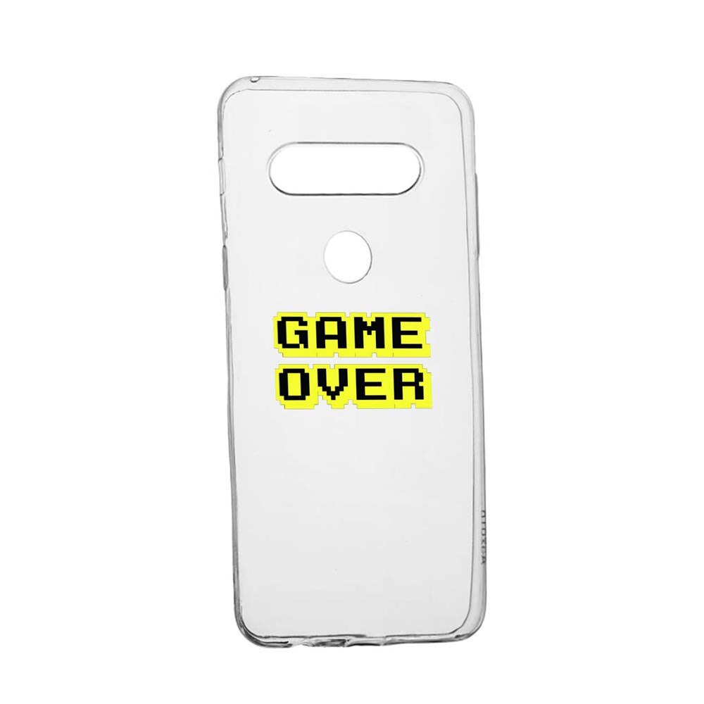 Husa Game Over, pentru LG K61, rezistenta la uzura, anti-alunecare, din silicon Premium, 671