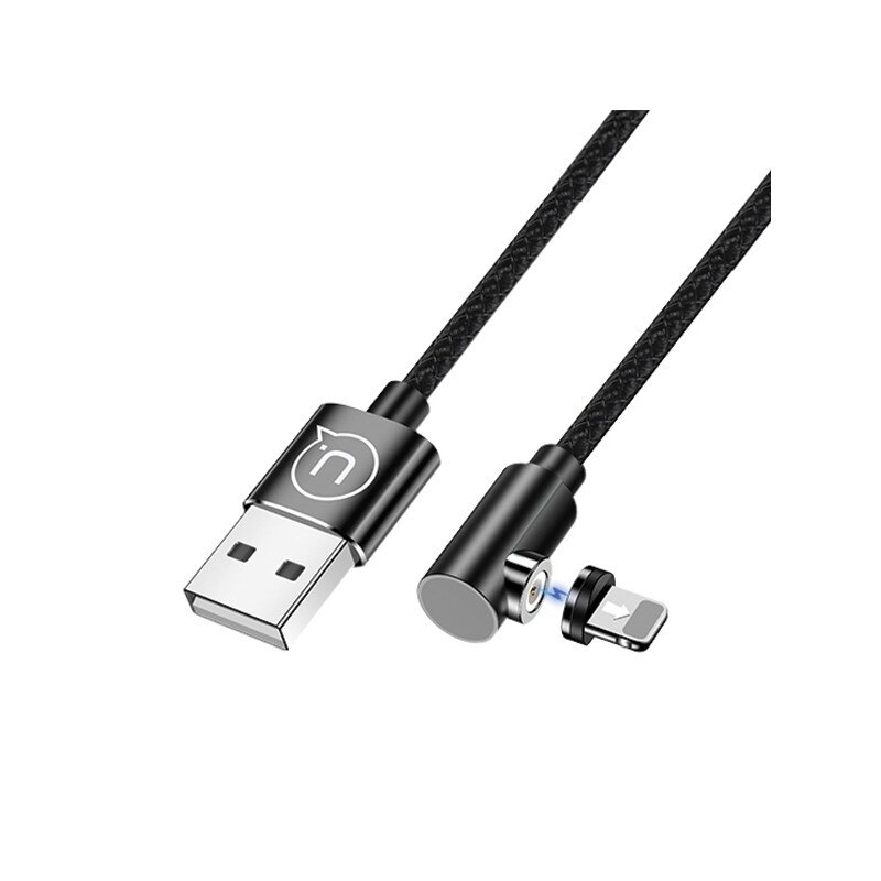 Cablu Incarcare Usams Magnetic 1m , lightning Cu Mufa Detasabila Magnetica -u54 Sj444usb01