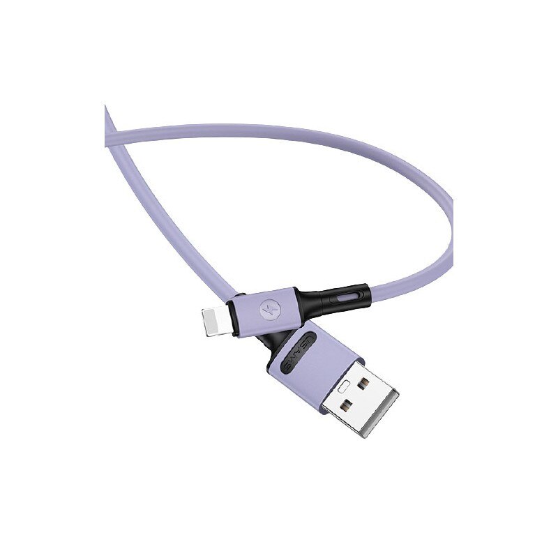 Cablu Date / Incarcare Usams U52 2a Fast Charge Mufa Lightning , mov-sj434usb04