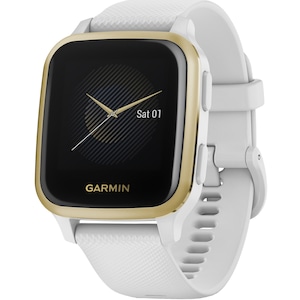 Smartwatch Garmin Venu Sq, White/Light Gold