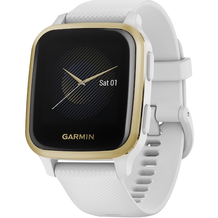 Часовник Smartwatch Garmin Venu Sq, White/Light Gold