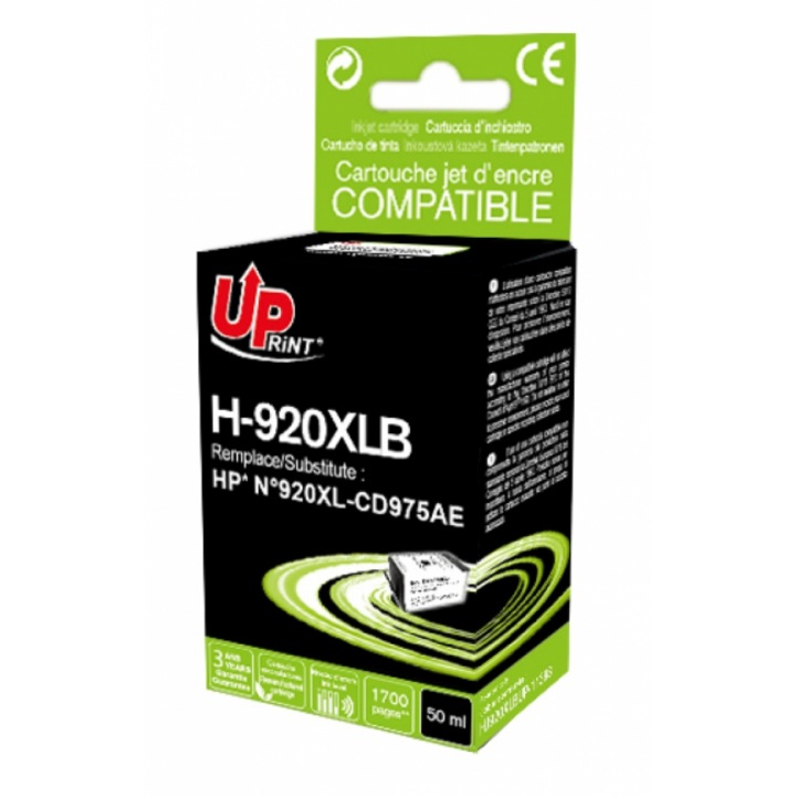 Cartus de cerneala UPRINT CD975 HP, Negru