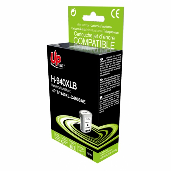 Cartus de cerneala UPRINT C4906 HP, Negru