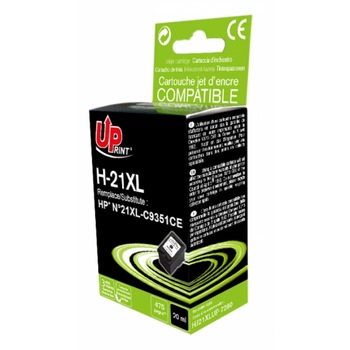 Cartus de cerneala UPRINT C9351A HP, Negru Cartus de cerneala UPRINT C9351A HP, Negru