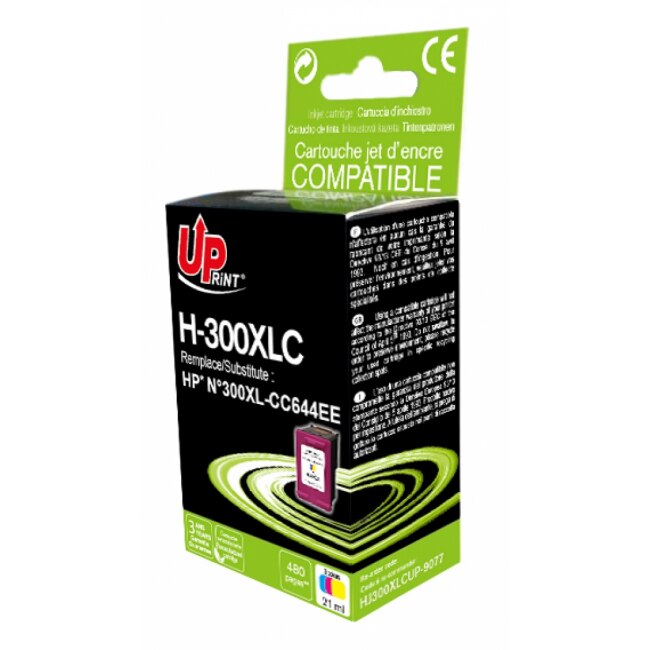Cartus de cerneala UPRINT CC644EE HP 300XL, Culoare