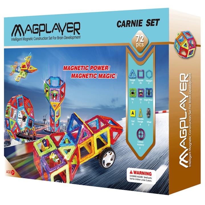 Magplayer Mágneses készlet - 72 db