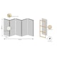 Paravan 5 piese Premium TrueColor, Art Star, Orasul luminilor aprinse, Urban, Panza pe cadru de lemn, Decoratiuni Moderne pentru Casa, 5 Panouri de 35x180, 175 x 180 cm