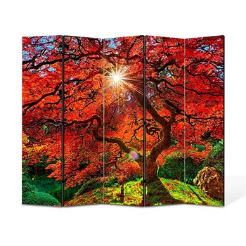 Paravan 5 piese Premium Heartwork TrueColor, Copacul vietii, Panza pe cadru de lemn, Decoratiuni Moderne pentru Casa, 5 Panouri de 45x150, 225 x 150 cm Paravan 5 piese Premium Heartwork TrueColor, Copacul vietii, Panza pe cadru de lemn, Decoratiuni Moderne pentru Casa, 5 Panouri de 45x150, 225 x 150 cm