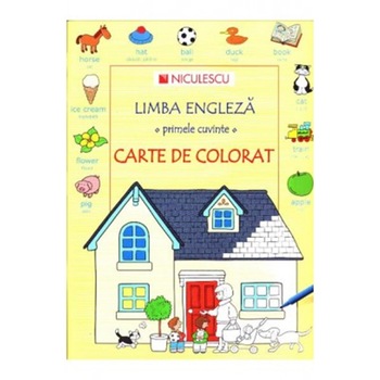 Carte de colorat. Limba engleza - primele cuvinte - Heather Amery, Betty Root Carte de colorat. Limba engleza - primele cuvinte - Heather Amery, Betty Root