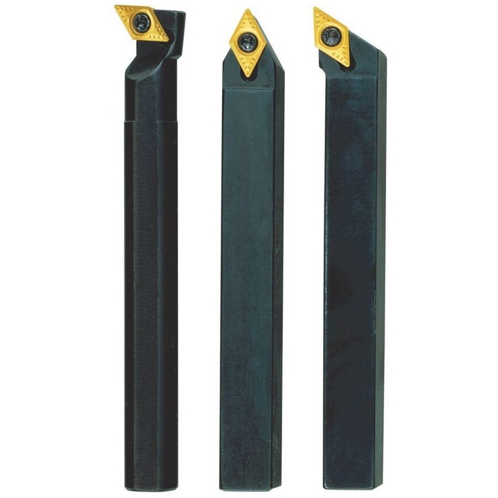 Set de 3 cutite strung cu placute amovibile, Proxxon 24556, 10x10x90