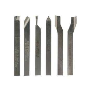 Set 6 cutite strung 6x6 mm, pentru strung FD 150/E, Proxxon 24524 Set 6 cutite strung 6x6 mm, pentru strung FD 150/E, Proxxon 24524