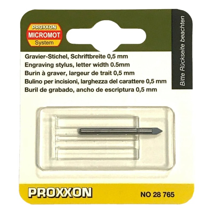 Stylus din carbid pentru aparatul de gravat GE 70, Proxxon 28765