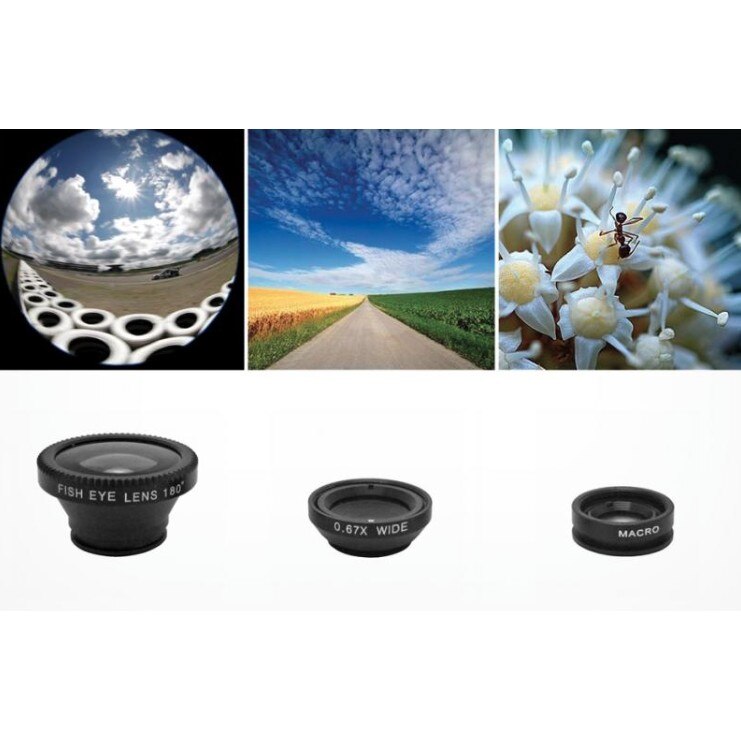 Set lentile Kabelwelt, GKWHRss05, pentru marirea unghiului de fotografiere