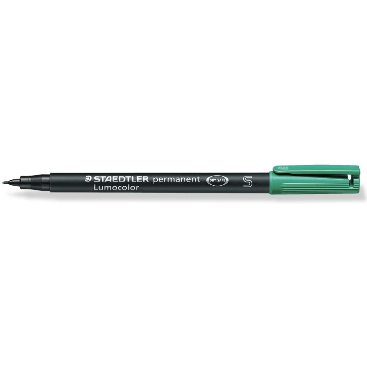 Marker permanent Staedtler Lumocolor verde S ST-313-9