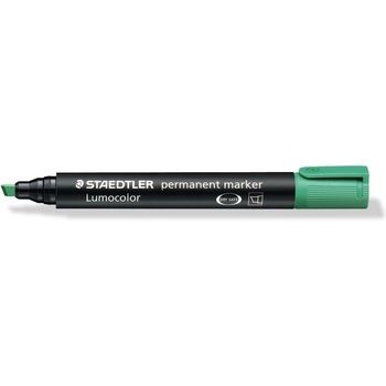 Marker permanent Staedtler Lumocolor varf tesit ST-350-Verde Marker permanent Staedtler Lumocolor varf tesit ST-350-Verde
