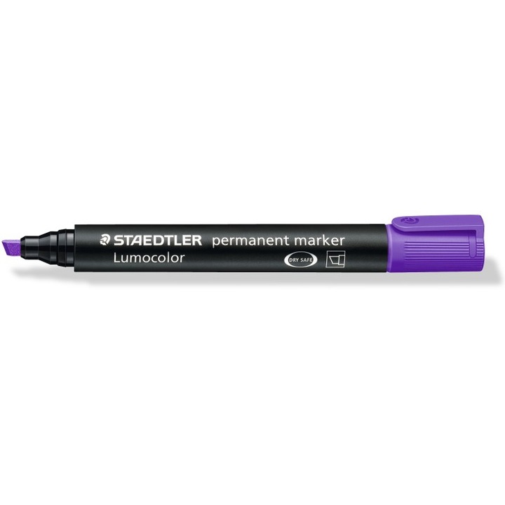 Marker permanent Staedtler Lumocolor varf tesit ST-350-Mov