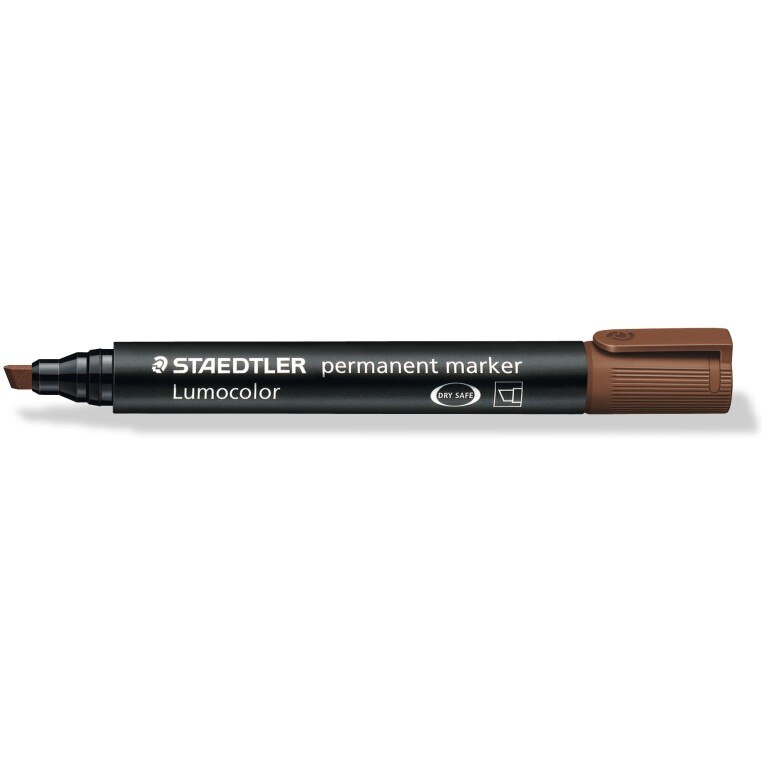 Marker permanent Staedtler Lumocolor varf tesit ST-350-Maro