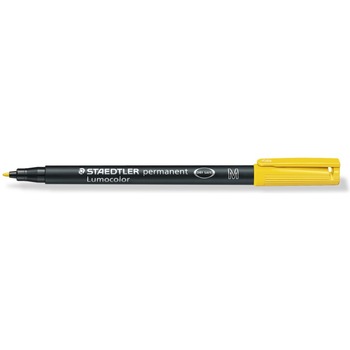 Marker permanent Staedtler Lumocolor galben M 1.0mm ST3179 Marker permanent Staedtler Lumocolor galben M 1.0mm ST3179
