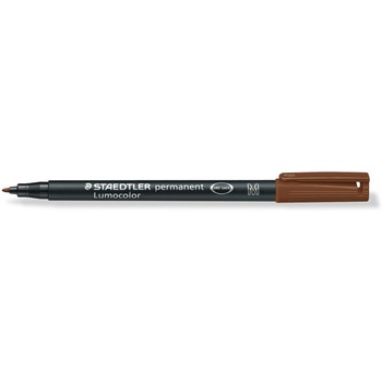 Marker permanent Staedtler Lumocolor maro M 1.0mm ST3179 Marker permanent Staedtler Lumocolor maro M 1.0mm ST3179