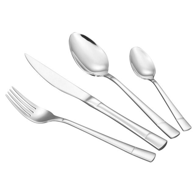 Set de tacamuri Kassel, 24 piese, material inox, seria Mosel