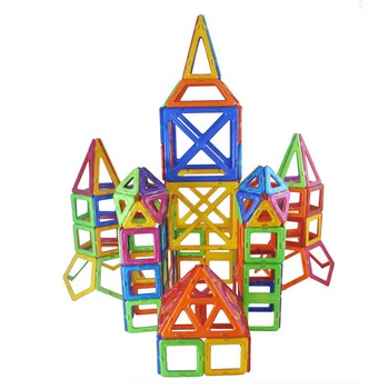Joc de constructie magnetic - 268 piese Joc de constructie magnetic - 268 piese