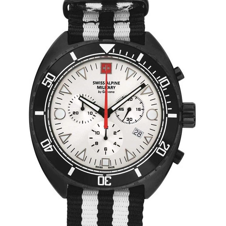 Мъжки часовник Swiss Alpine Military 7066.9672, Кварцов, 44мм, 10ATM