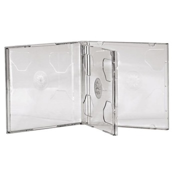Carcasa pentru CD/DVD dubla Hama 44752, set 5 bucati, Transparenta Carcasa pentru CD/DVD dubla Hama 44752, set 5 bucati, Transparenta