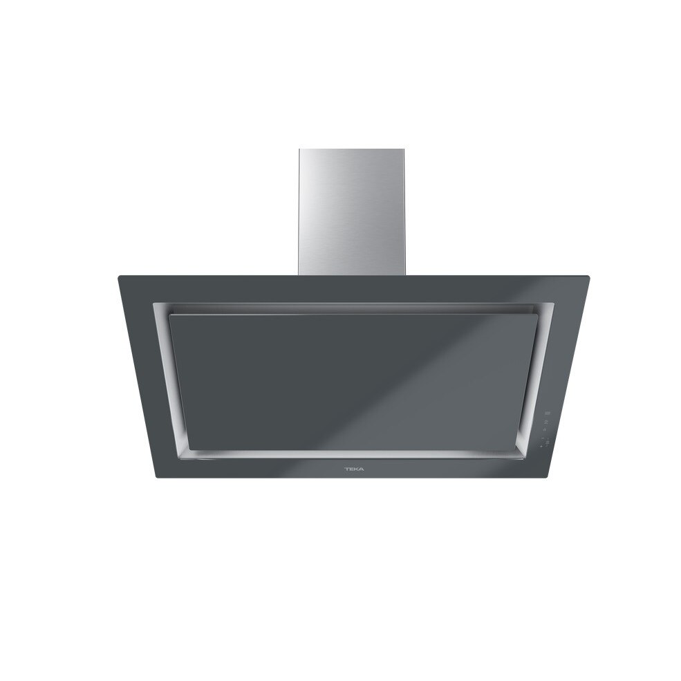 Hota semineu Teka DLV 98660 TOS ST, 90 cm, A+, Cristal Stone Grey