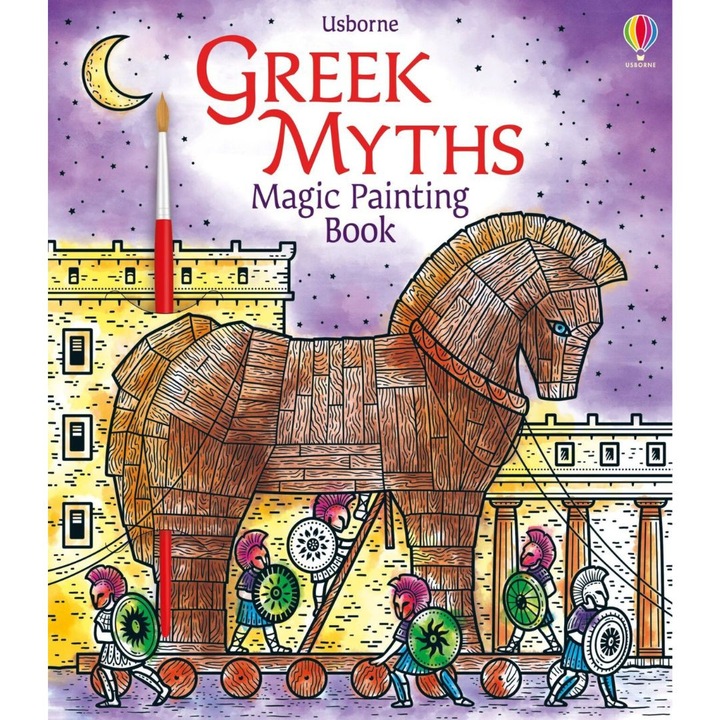 Carte de pictat cu apa - Magic Painting Greek Myths