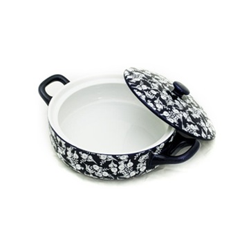 Vas ceramica cu capac, PETERHOF, PH-10062 Vas ceramica cu capac, PETERHOF, PH-10062