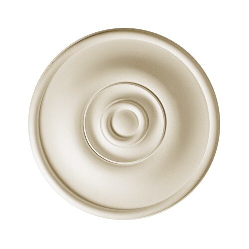 Rozeta de tavan din poliuretan R128, alba, diametru 30 cm