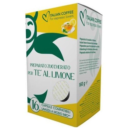 Capsule Italian Coffee TEA al LIMONE compatibile A Modo Mio, 16 capsule