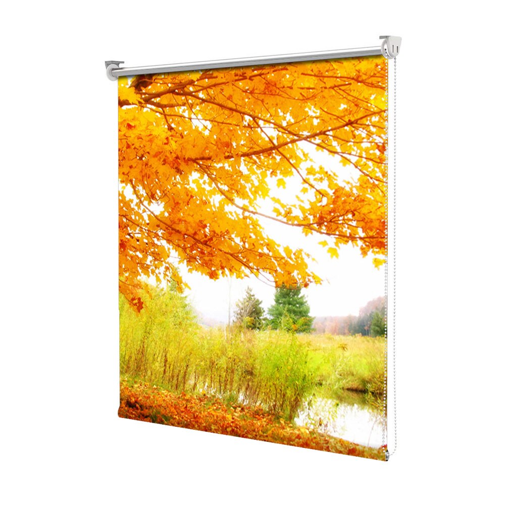 Rolete Art Shade tip Jaluzele cu Rulou si sistem inclus, Copac pe malul lacului, Decoratiuni, Latime 45 cm x Inaltime 130 cm