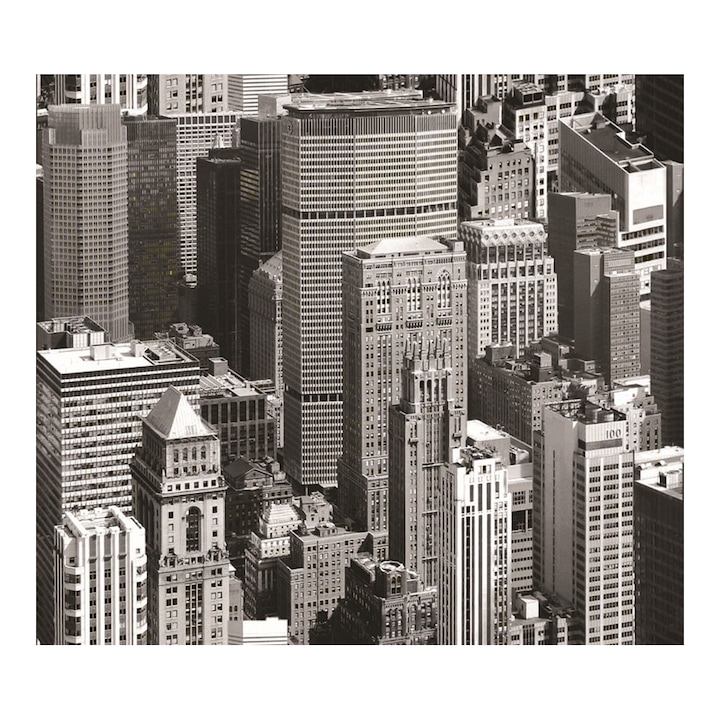 URBAN SKY / felhőkarcolók mintás öntapadó fólia, tapéta, 45cm x 15m