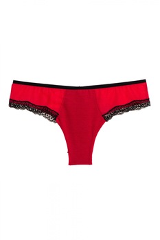 Chilot dama, BIJU, model Brazilian, Rosu, model BJ126, L INTL Chilot dama, BIJU, model Brazilian, Rosu, model BJ126, L INTL