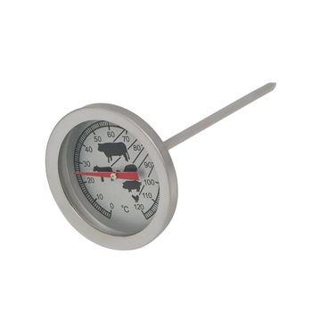 Termometru otel inoxidabil pentru friptura cu sonda, MDM-049, analogic, max 120°C Termometru otel inoxidabil pentru friptura cu sonda, MDM-049, analogic, max 120°C